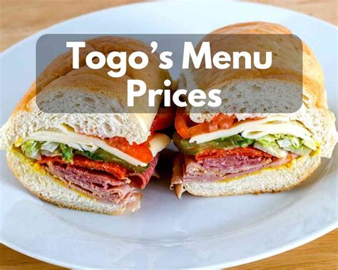 togo's catering prices